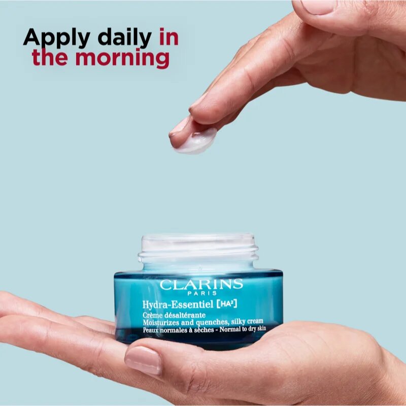 Clarins Hydra-Essentiel [HA²] Silky Cream hidratáló és feszesítő nappali krém hialuronsavval 50 ml