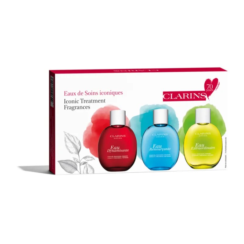 Clarins Iconic Treatment Fragrances ajándékszett hölgyeknek