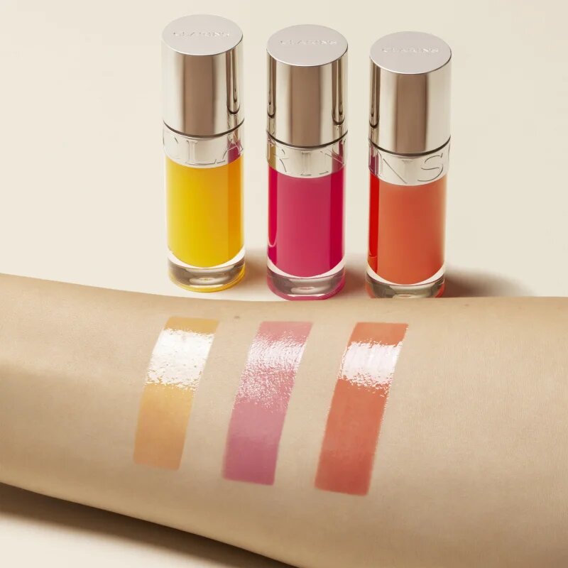 Clarins Lip Comfort Oil Limited Edition ajak olaj hidratáló hatással árnyalat 22 daring orange 7 ml