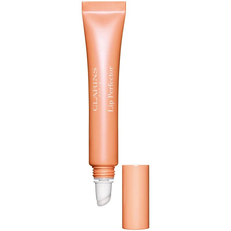 Clarins Lip Perfector Glow csillogó fény az arcra és a szájra árnyalat 22 peach glow 12 ml
