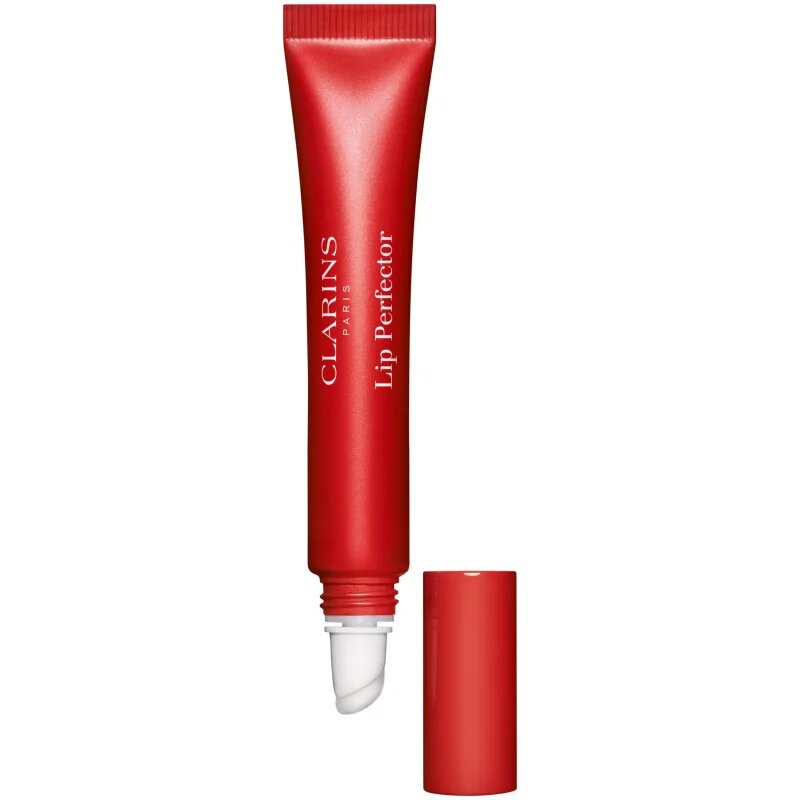 Clarins Lip Perfector Glow csillogó fény az arcra és a szájra árnyalat 23 pomegranate glow 12 ml