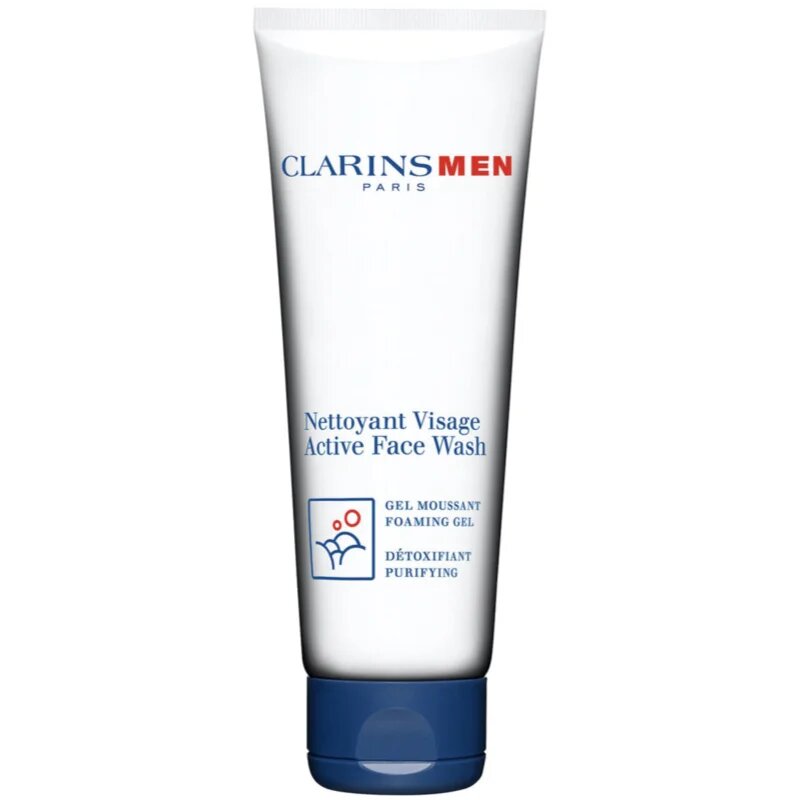 Clarins Men Active Face Wash tisztító habzó gél uraknak 125 ml