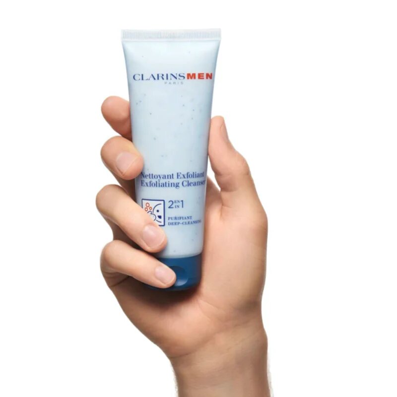 Clarins Men Exfoliating Cleanser peeling hab uraknak 125 ml