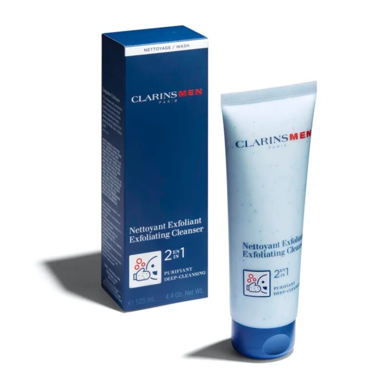 Clarins Men Exfoliating Cleanser peeling hab uraknak 125 ml