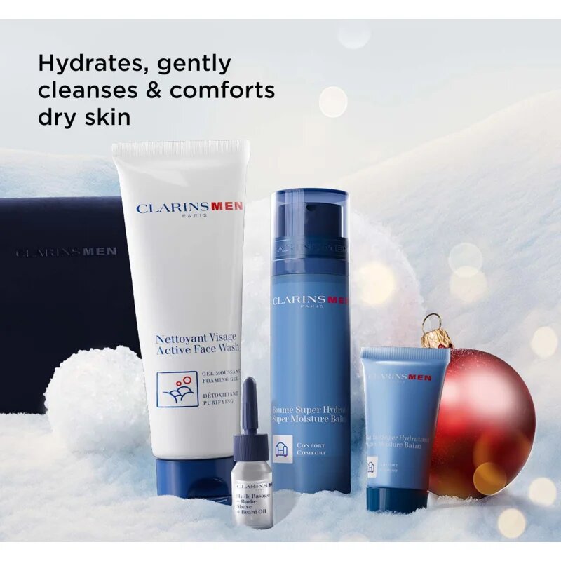Clarins Men Hydration Holiday Season ajándékszett