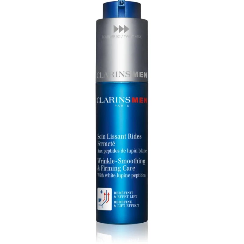 Clarins Men Wrinkle Smoothing & Firming Care ránctalanító krém uraknak 50 ml