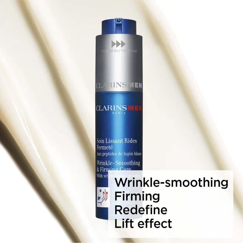 Clarins Men Wrinkle Smoothing & Firming Care ránctalanító krém uraknak 50 ml