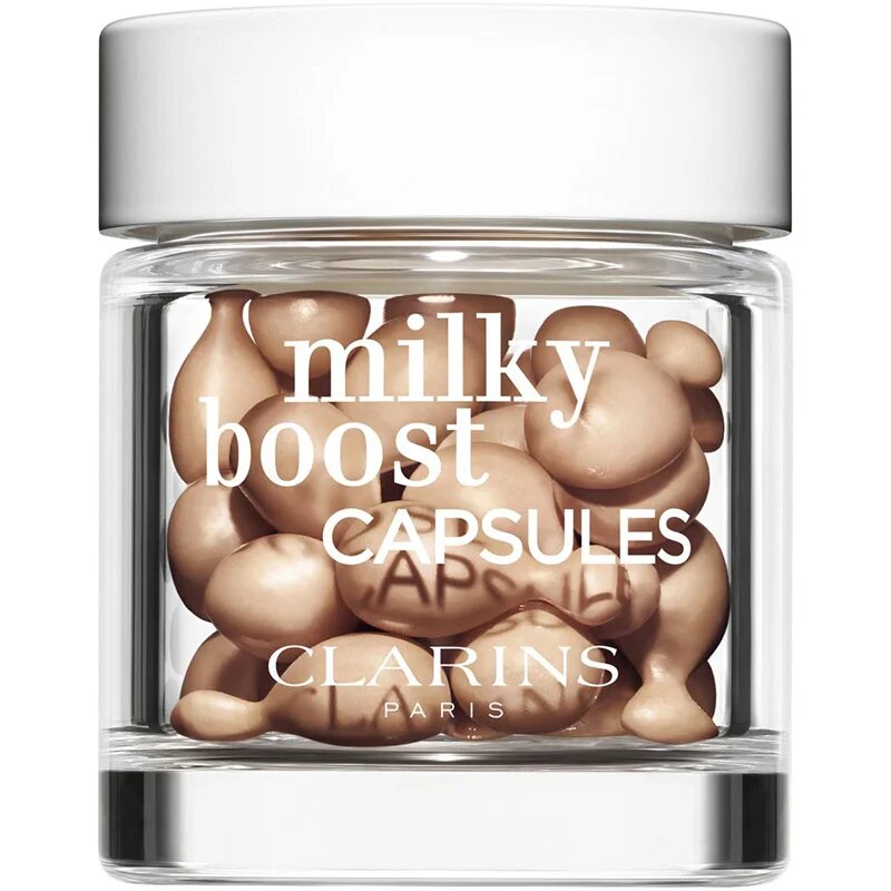 Clarins Milky Boost Capsules élénkítő make-up kapszulák árnyalat 05 30x0.2 ml