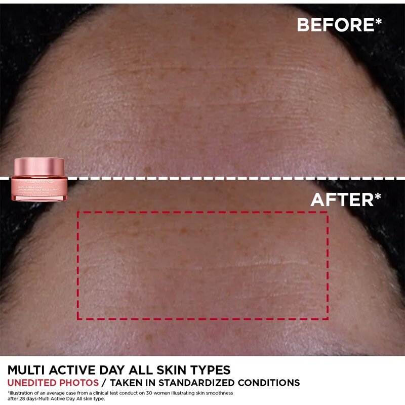 Clarins Multi-Active Day Cream All Skin Types bőrkisimító és élénkítő krém minden bőrtípusra 50 ml