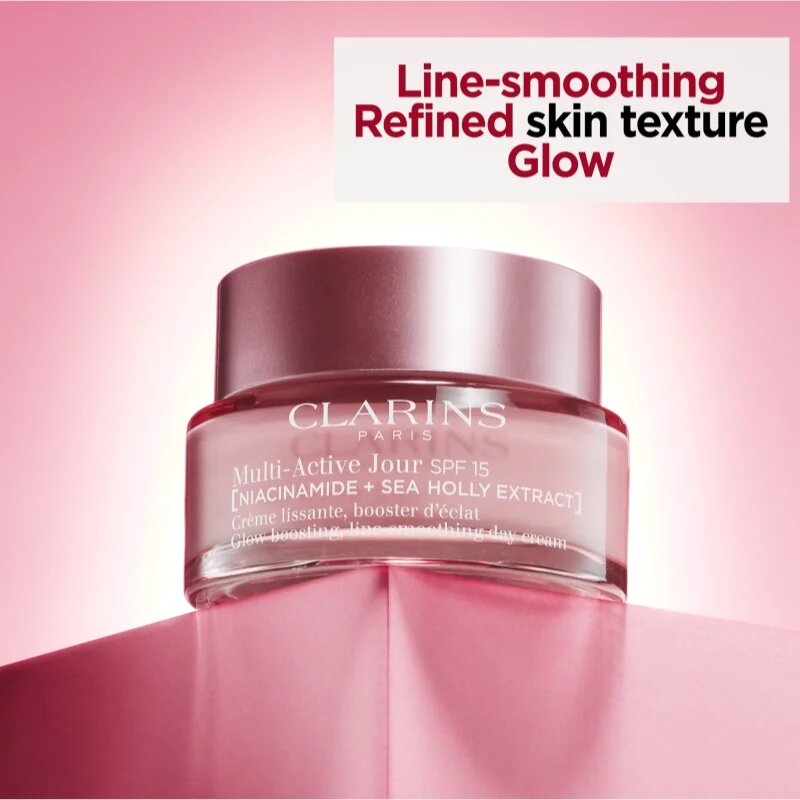 Clarins Multi-Active Day Cream SPF 15 bőrkisimító és élénkítő krém SPF 15 50 ml