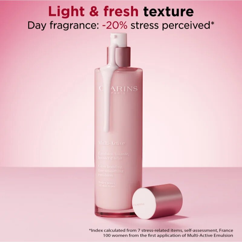 Clarins Multi-Active Emulsion emulzió az élénk és kisimított arcbőrért 100 ml