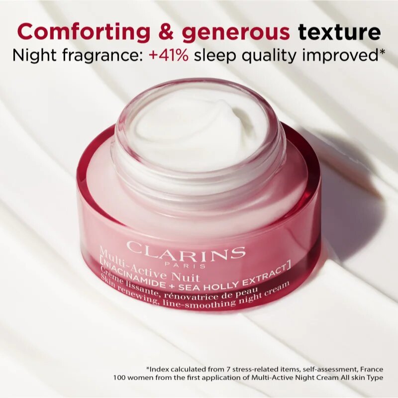 Clarins Multi-Active Night Cream Dry Skin megújító éjszakai krém száraz bőrre 50 ml