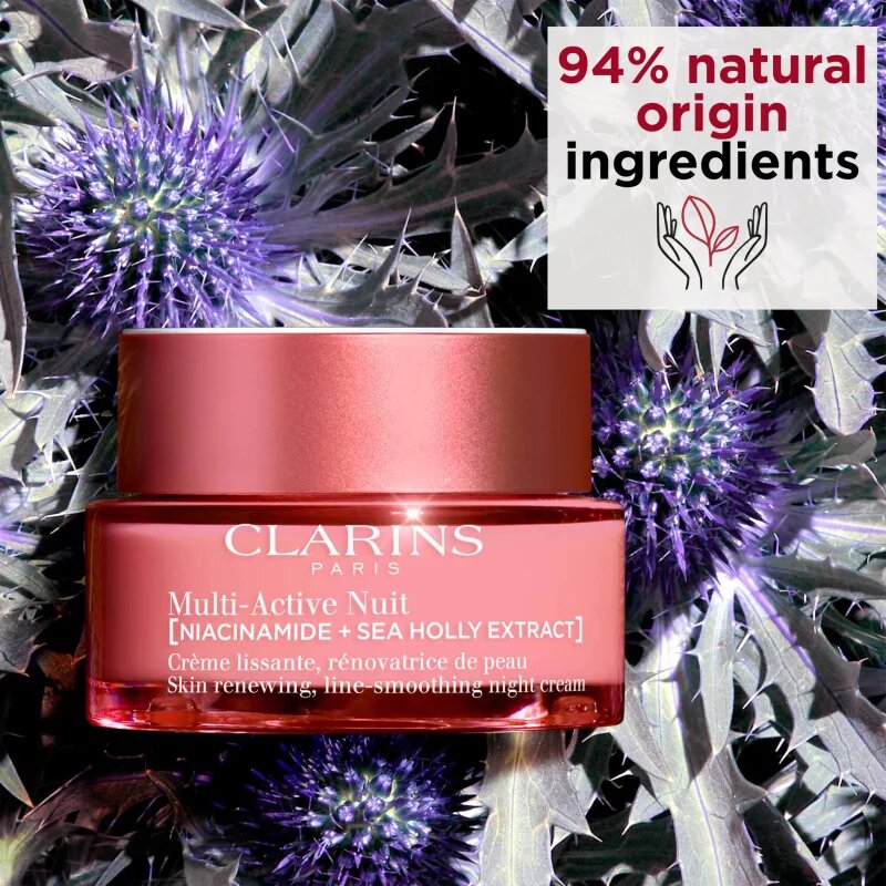 Clarins Multi-Active Night Cream Dry Skin megújító éjszakai krém száraz bőrre 50 ml
