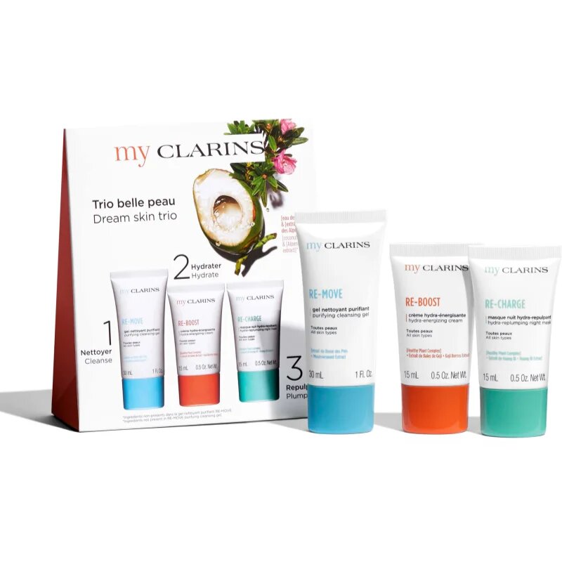 Clarins My Dream Skin Trio ajándékszett a fiatal arcbőrre