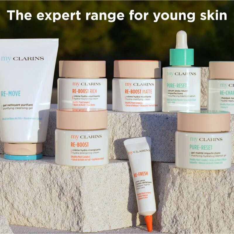 Clarins My Pure-Reset Matifying Hydrating Blemish Gel mattító gél a bőrhibákra 50 ml