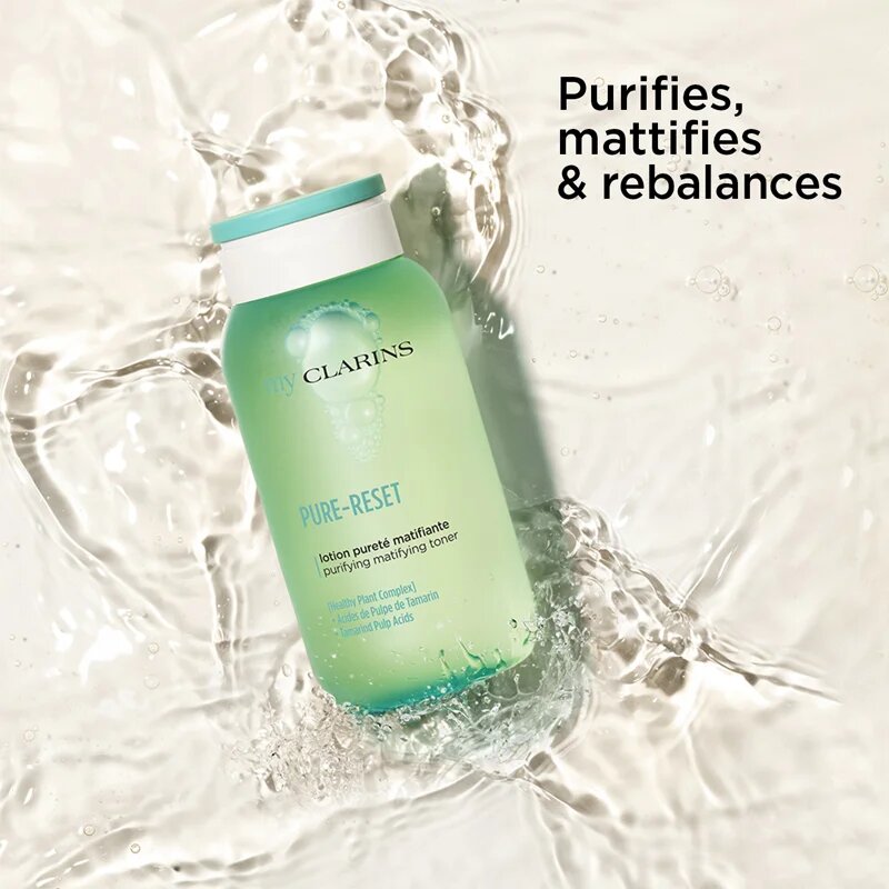Clarins My Pure-Reset Purifying Matifying Toner tisztító és mattító tonik 200 ml