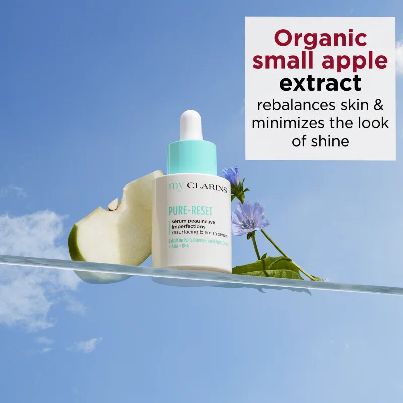 Clarins My Pure-Reset Resurfacing Blemish Serum regeneráló szérum az aknéra hajlamos zsíros bőrre 30 ml