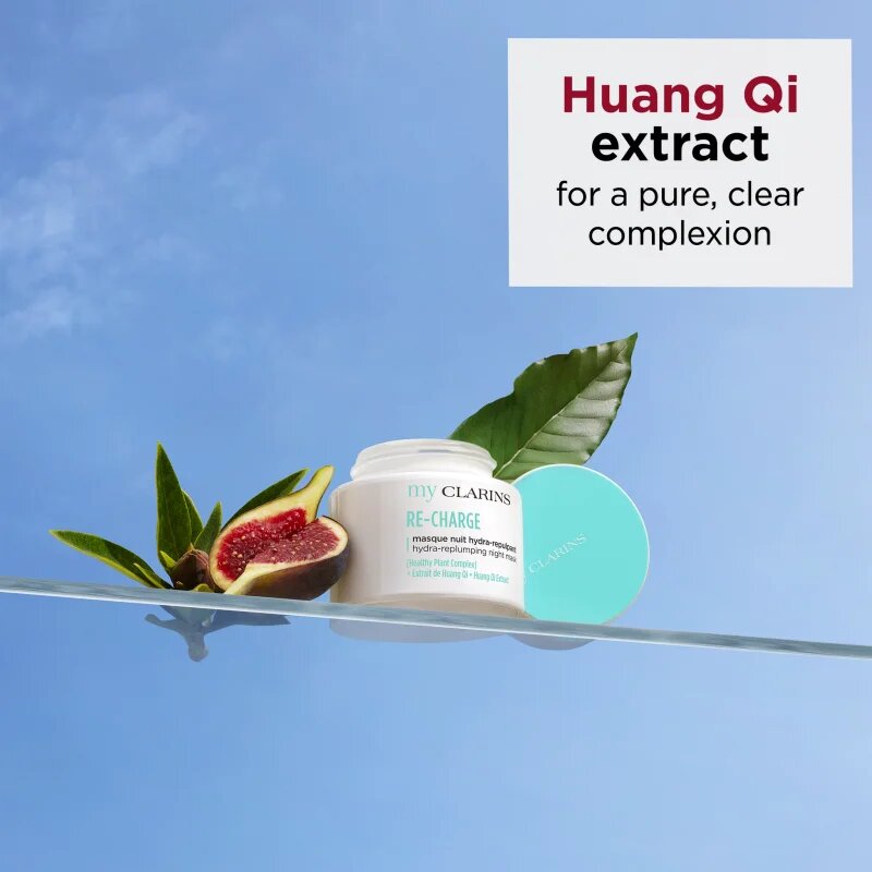 Clarins My Re-Charge Hydra-Replumping Night Mask energizáló arcmaszk a ragyogó bőrért 50 ml