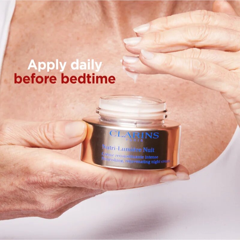 Clarins Nutri-Lumière Night tápláló éjszakai krém 50 ml