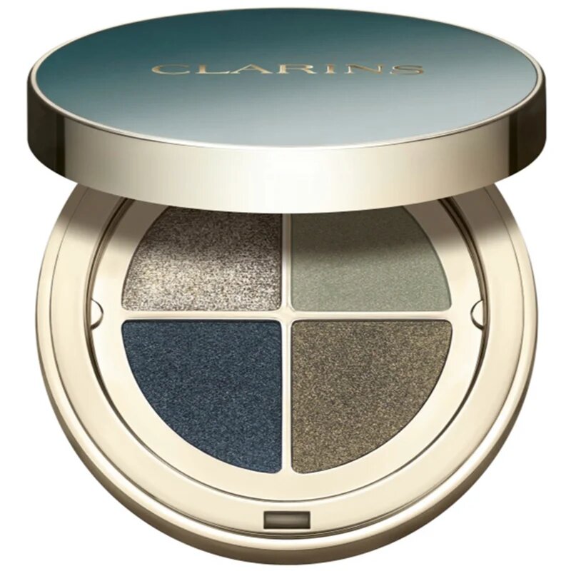 Clarins Ombre 4 Colour Eye Palette szemhéjfesték paletta a hosszan tartó hatásért árnyalat 05 - Jade Gradation 4.2 g