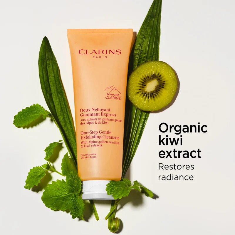 Clarins One Step Gentle Exfoliating Cleanser gyengéd hámlasztó gél minden bőrtípusra 125 ml