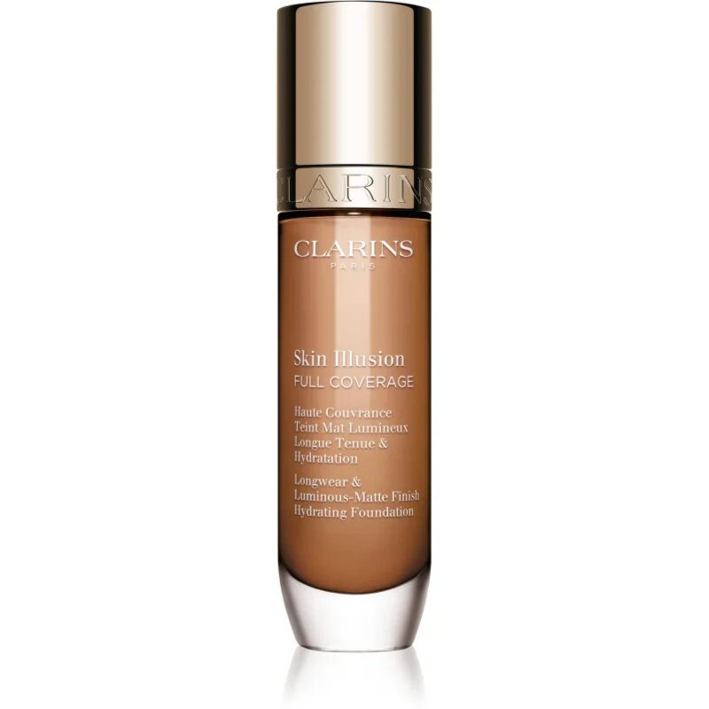 Clarins Skin Illusion Hydrating Foundation Magas fedésű alapozó árnyalat 112.7W 30 ml