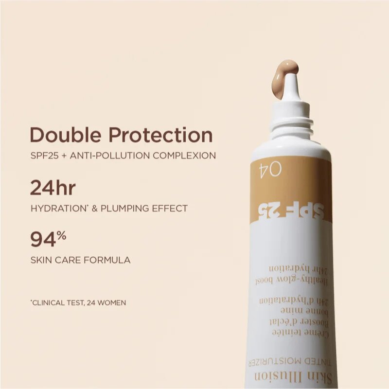 Clarins Skin Illusion Tinted Moisturizer tonizáló krém SPF 25 árnyalat 01 40 ml