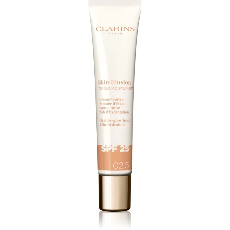 Clarins Skin Illusion Tinted Moisturizer tonizáló krém SPF 25 árnyalat 02 40 ml