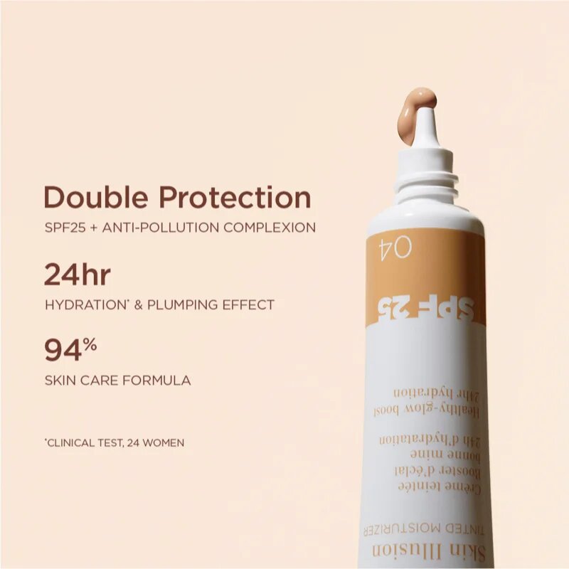 Clarins Skin Illusion Tinted Moisturizer tonizáló krém SPF 25 árnyalat 08 40 ml