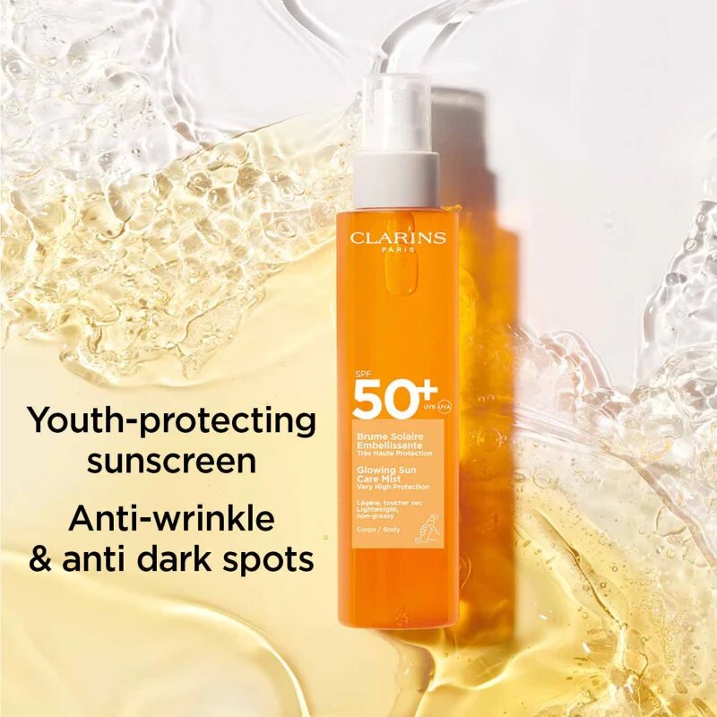 Clarins Sun Body Mist SPF50+ napvédő permet testre SPF 50+ 150 ml