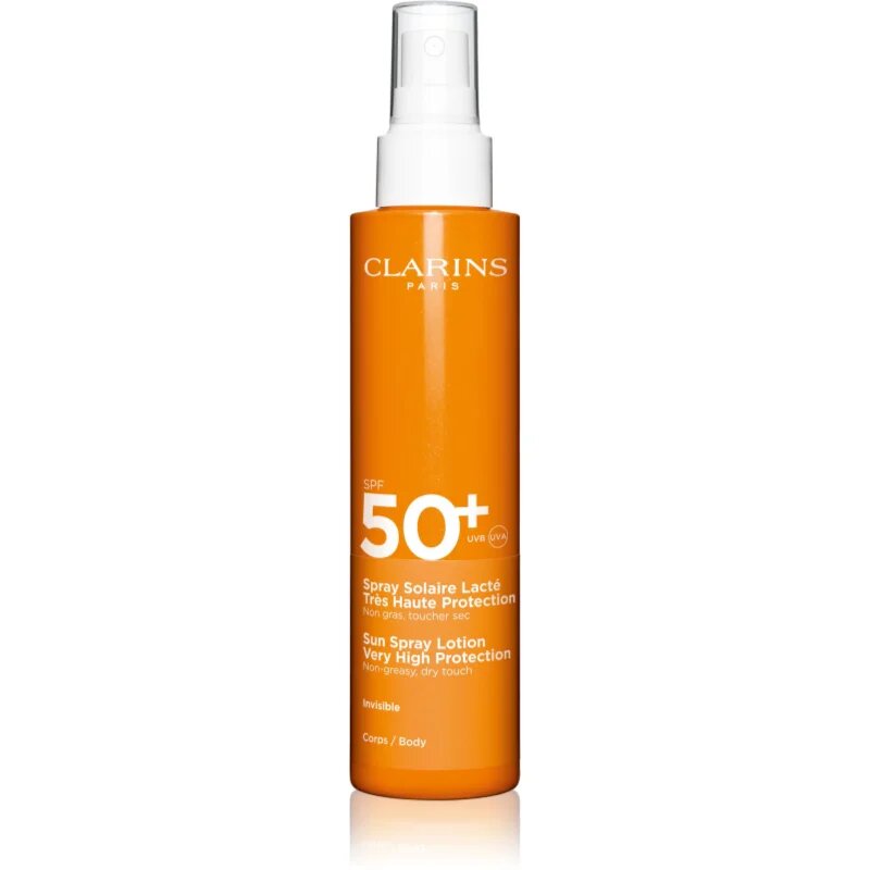Clarins Sun Care Spray Lotion napozó spray testre és arcra SPF 50+ 150 ml