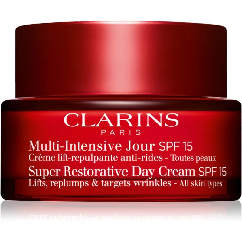 Clarins Super Restorative Day Cream SPF 15 fiatalító nappali krém SPF 15 50 ml