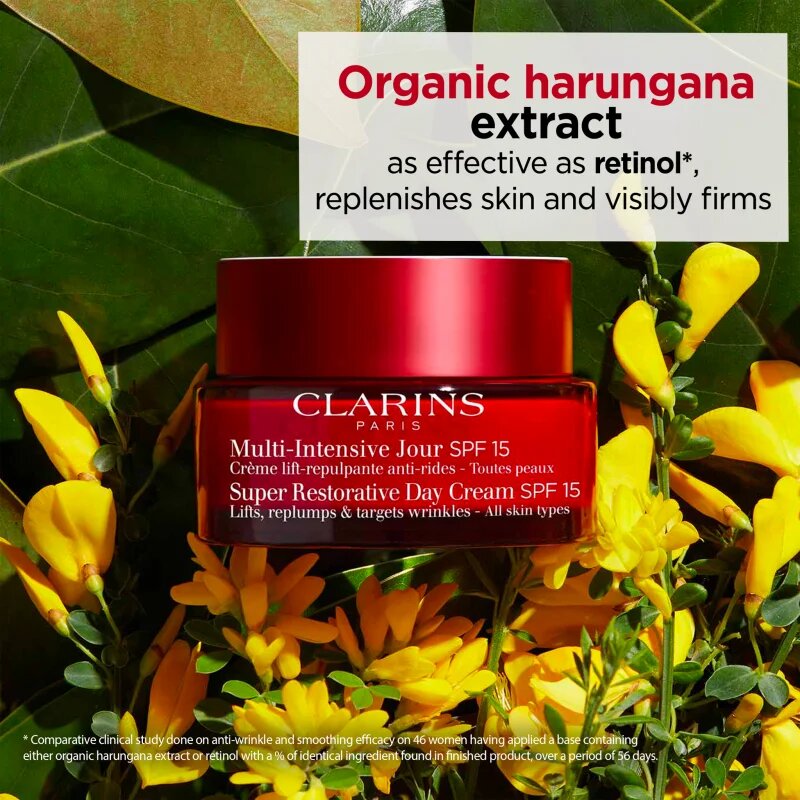 Clarins Super Restorative Day Cream SPF 15 fiatalító nappali krém SPF 15 50 ml