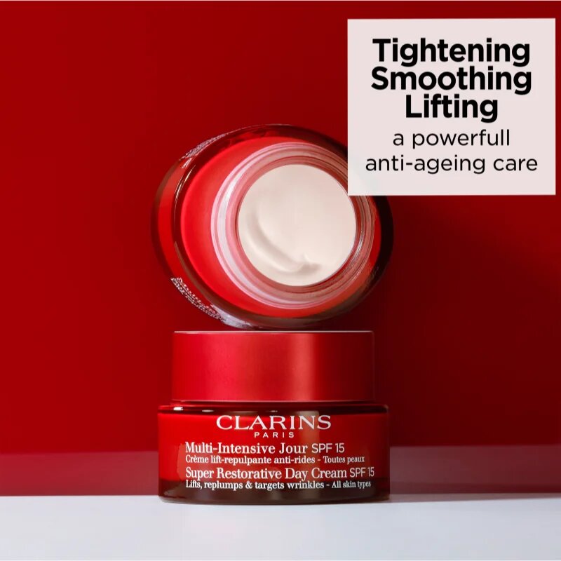 Clarins Super Restorative Day Cream SPF 15 fiatalító nappali krém SPF 15 50 ml