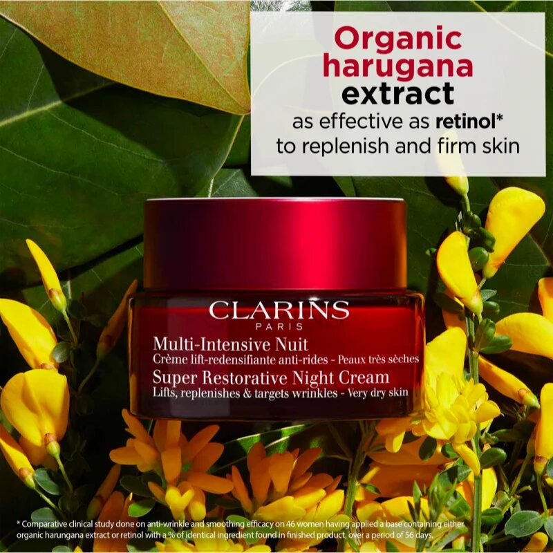 Clarins Super Restorative Night Cream éjszakai krém száraz és nagyon száraz bőrre 50 ml