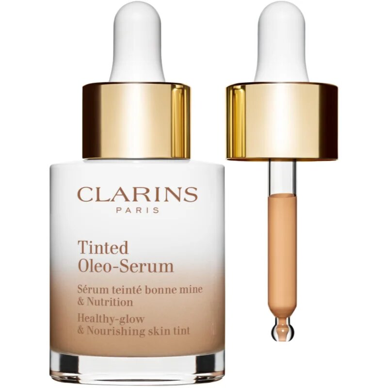 Clarins Tinted Oleo-Serum olajos szérum egységesíti a bőrszín tónusait árnyalat 04 30 ml