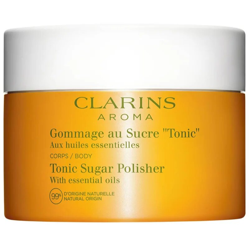 Clarins Tonic Sugar Polisher élénkitő peeling revitalizáló hatású 250 g