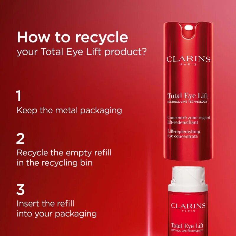 Clarins Total Eye Lift szemránckrém utántöltő 15 ml