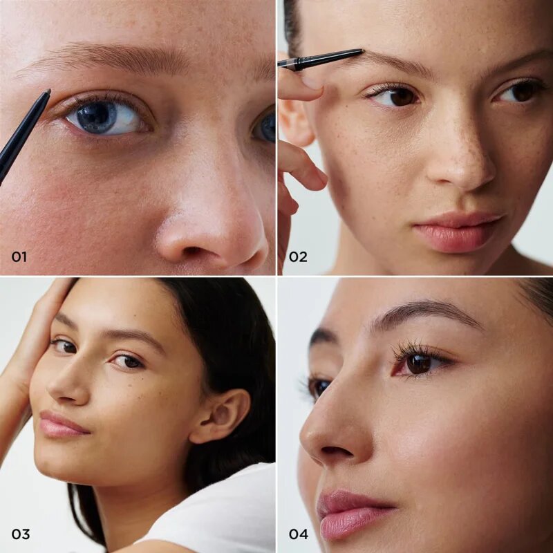 Clarins Wonder Define Eyebrow Pencil szemöldök ceruza ecsettel árnyalat 02 cool brown 0.06 g