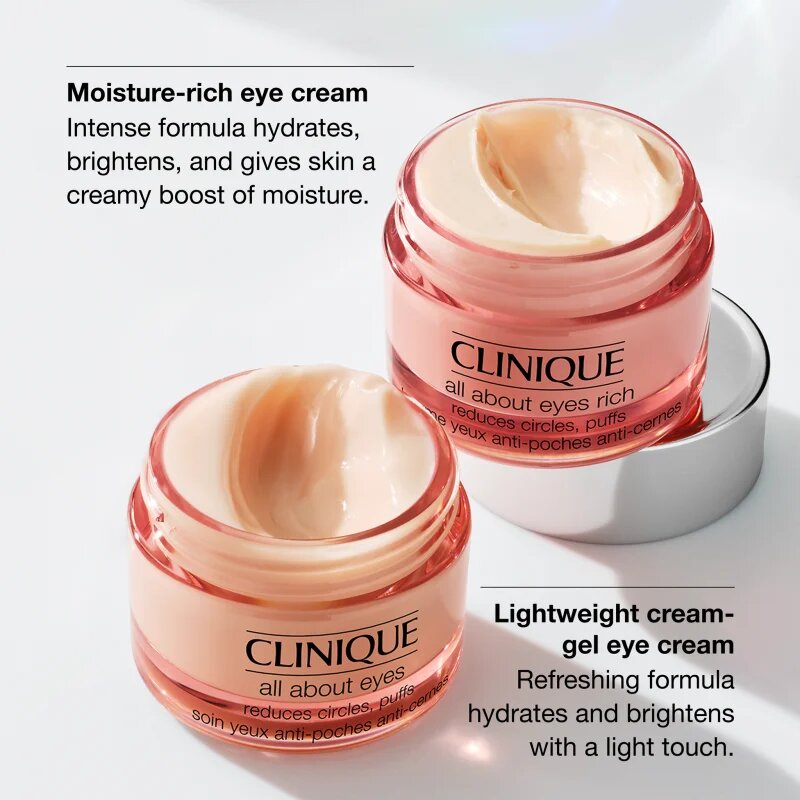 Clinique All About Eyes™ szemkrém a duzzanatokra és a sötét karikákra 15 ml