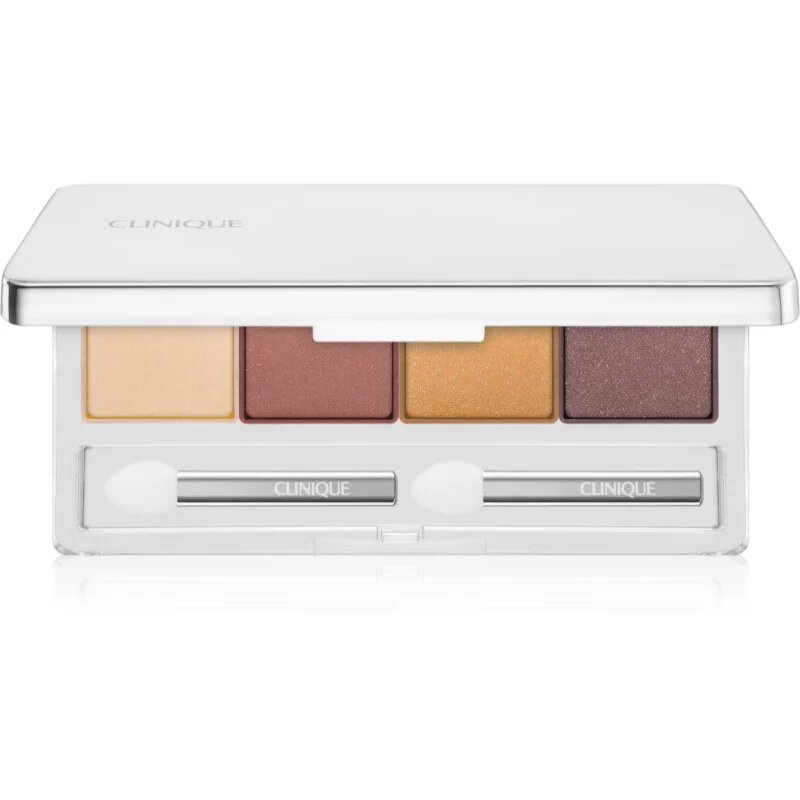 Clinique All About Shadow™ Quad szemhéjfesték paletta árnyalat Morning Java - Shimmer 33 g