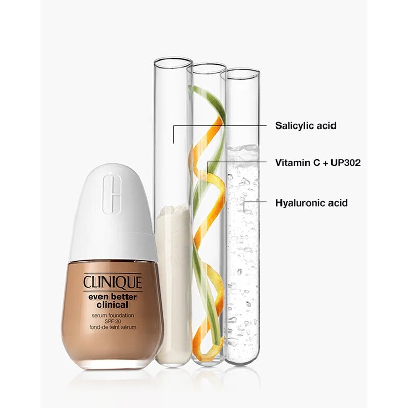 Clinique Even Better™ Clinical Serum Foundation ápoló alapozó SPF 20 árnyalat WN 16 Buff 30 ml