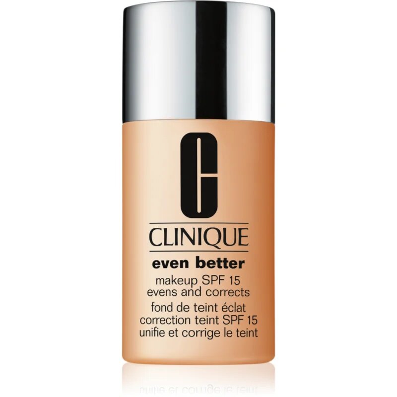 Clinique Even Better™ Makeup SPF 15 Evens and Corrects korrekciós alapozó SPF 15 árnyalat WN 76 Toasted Wheat 30 ml