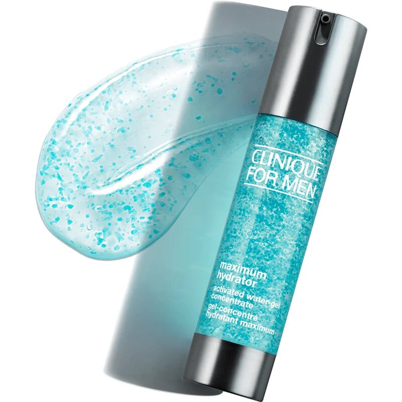 Clinique For Men™ Maximum Hydrator Activated Water-Gel Concentrate gél dehidratált bőrre 48 ml