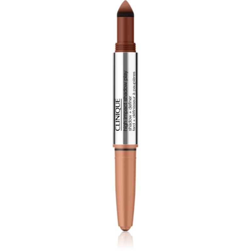 Clinique High Impact™ Shadow Play szemhéjfesték ceruza duo árnyalat Flame + Amber 1.9 g