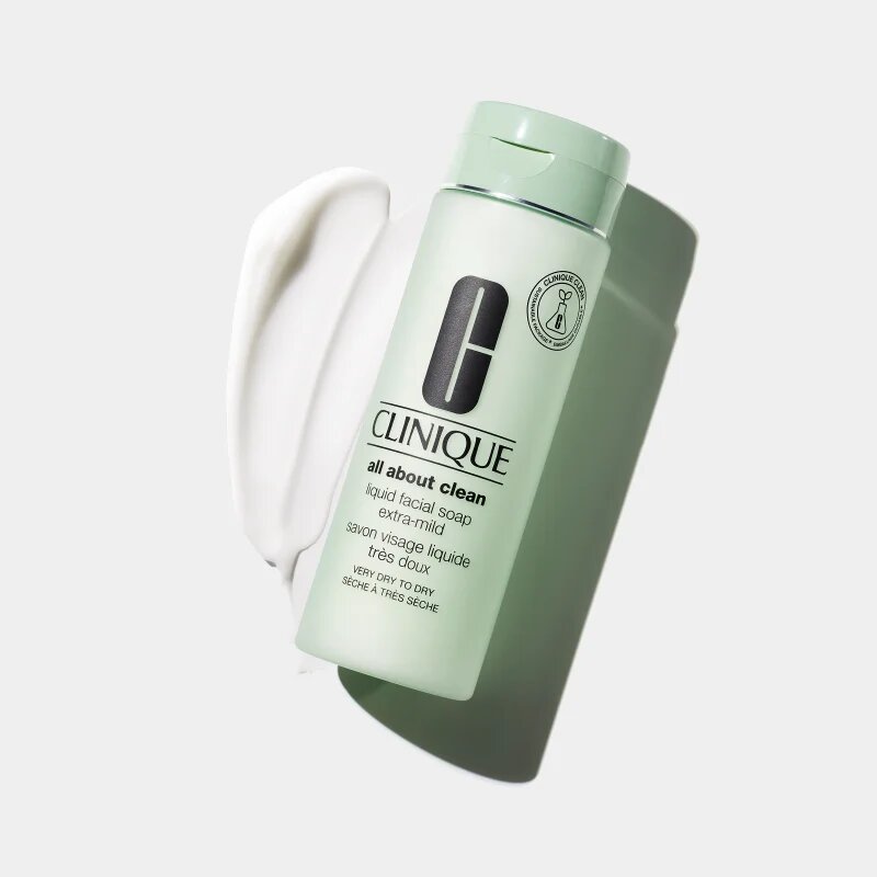 Clinique Liquid Facial Soap Extra-Mild folyékony szappan száraz és nagyon száraz bőrre 200 ml