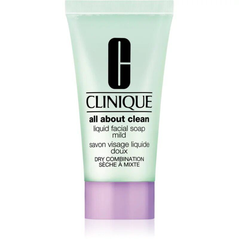 Clinique Liquid Facial Soap Mild folyékony szappan száraz és kombinált bőrre 30 ml