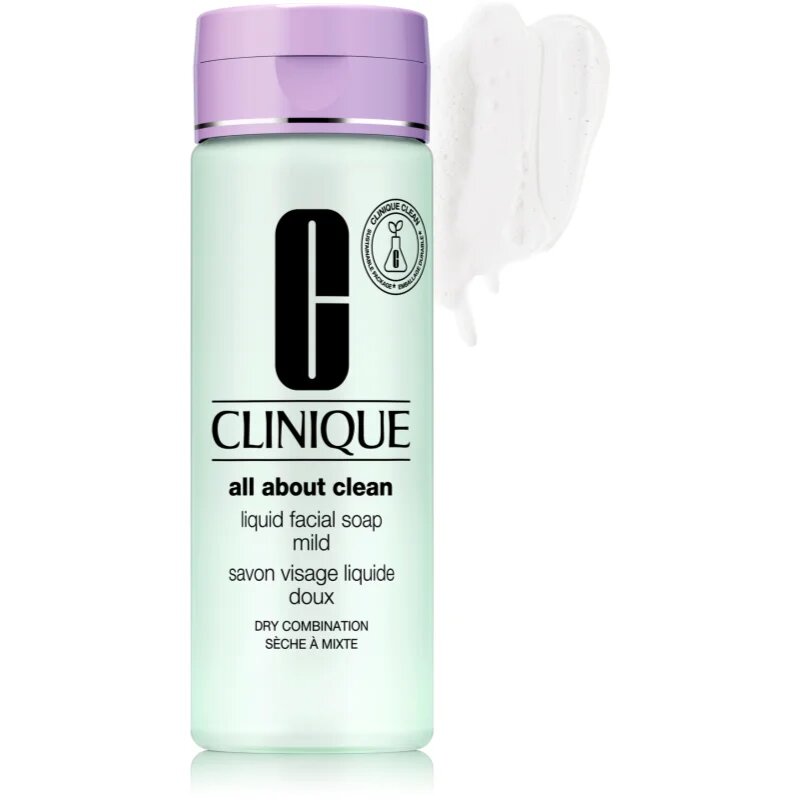 Clinique Liquid Facial Soap Mild folyékony szappan száraz és kombinált bőrre 400 ml
