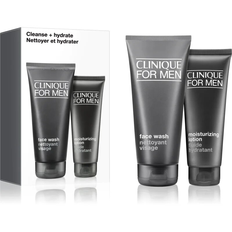 Clinique Mini Kit Cleanse + Hydrate ajándékszett uraknak