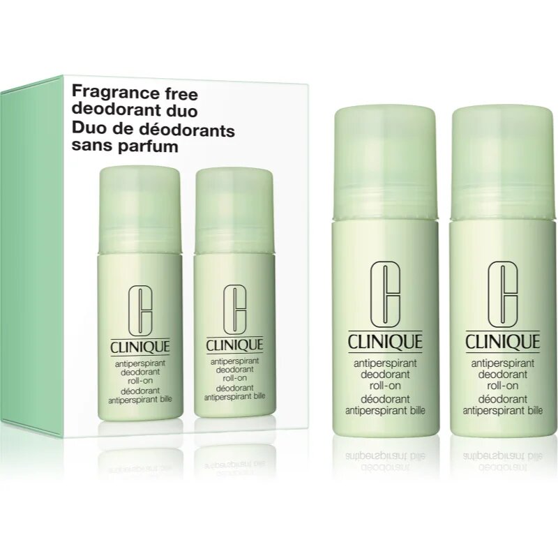 Clinique Mini Kit Fragrance Free Deodorant Duo golyós dezodor